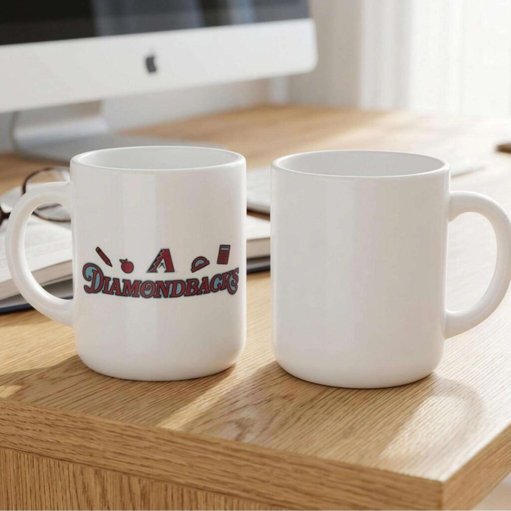 2026 D backs x Teacher themed Coffee Mug Giveaway 2
