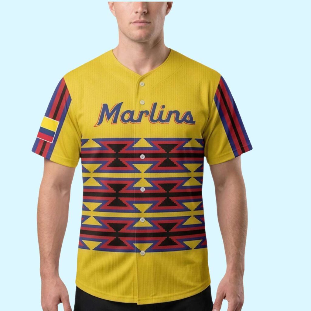 2026 Marlins Colombian Heritage Celebration Jersey Giveaway 1