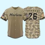 2026 Marlins Military Appreciation Jersey Giveaway