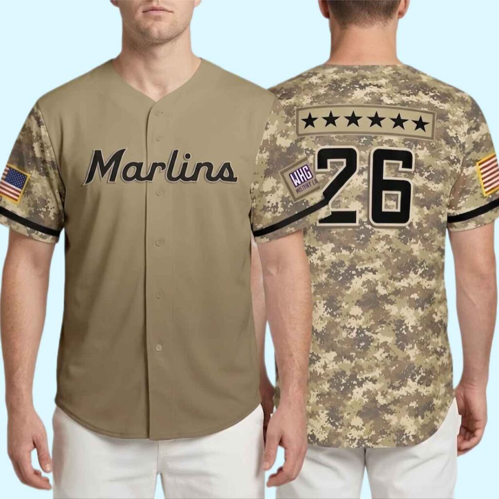 2026 Marlins Military Appreciation Jersey Giveaway 2