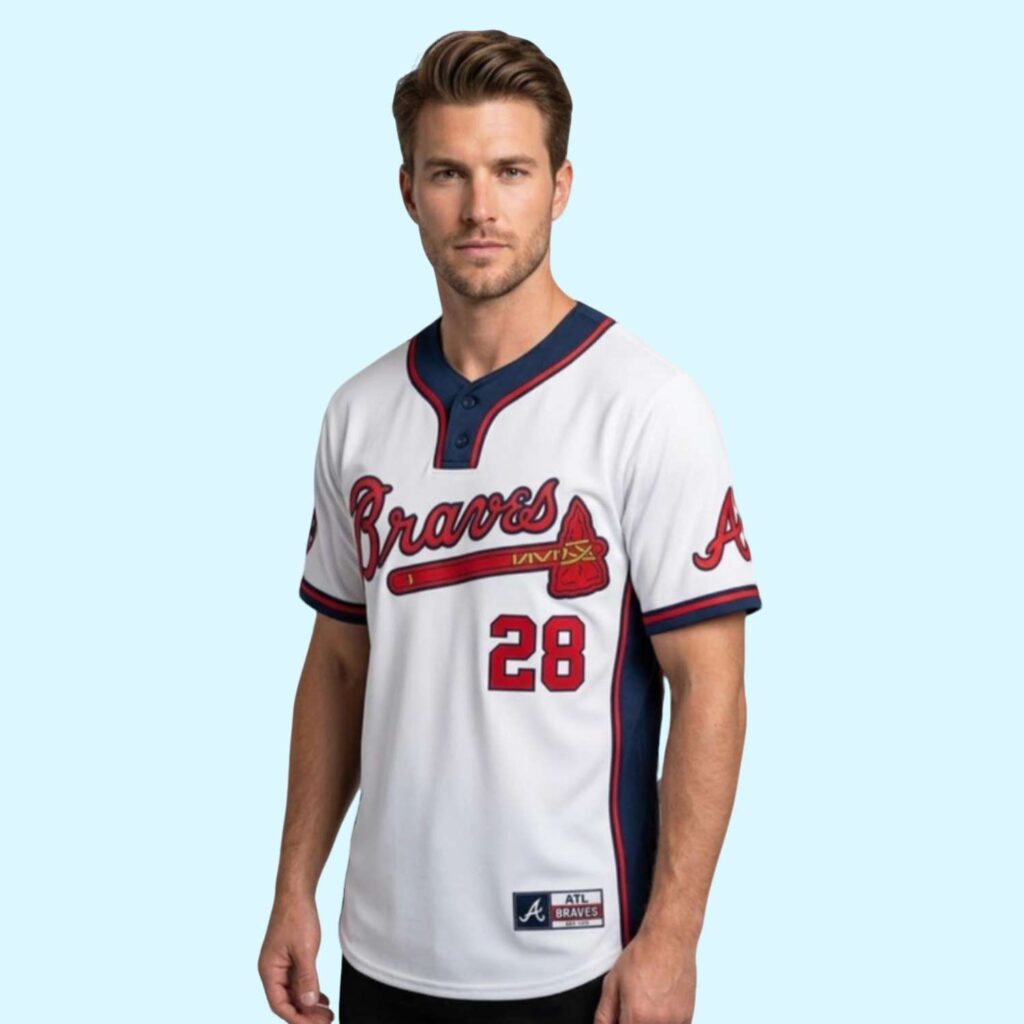 Braves Personalized Baseball Jersey 2