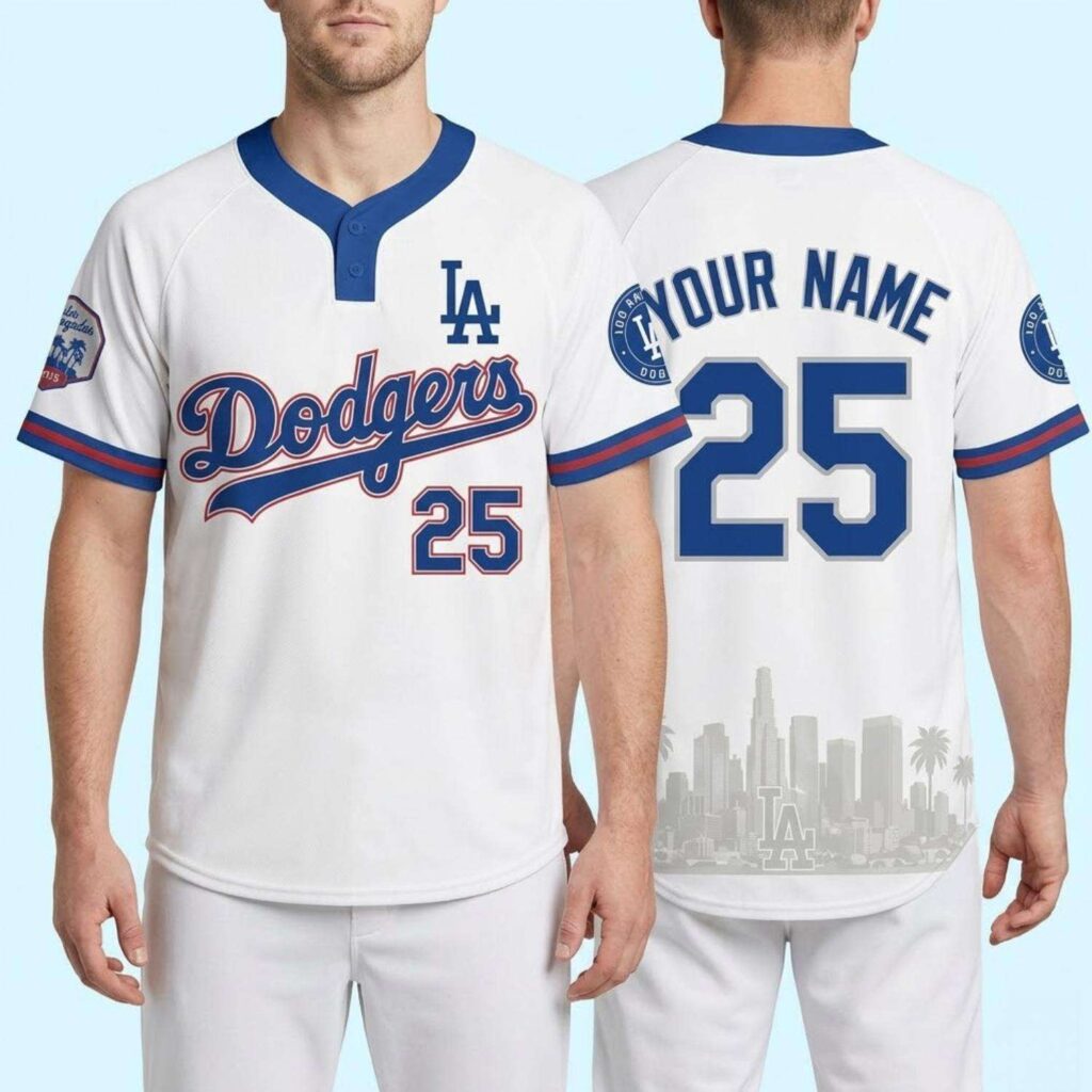 Dodgers Personalized Baseball Jersey 2 Dodgers Personalized Baseball Jersey 2