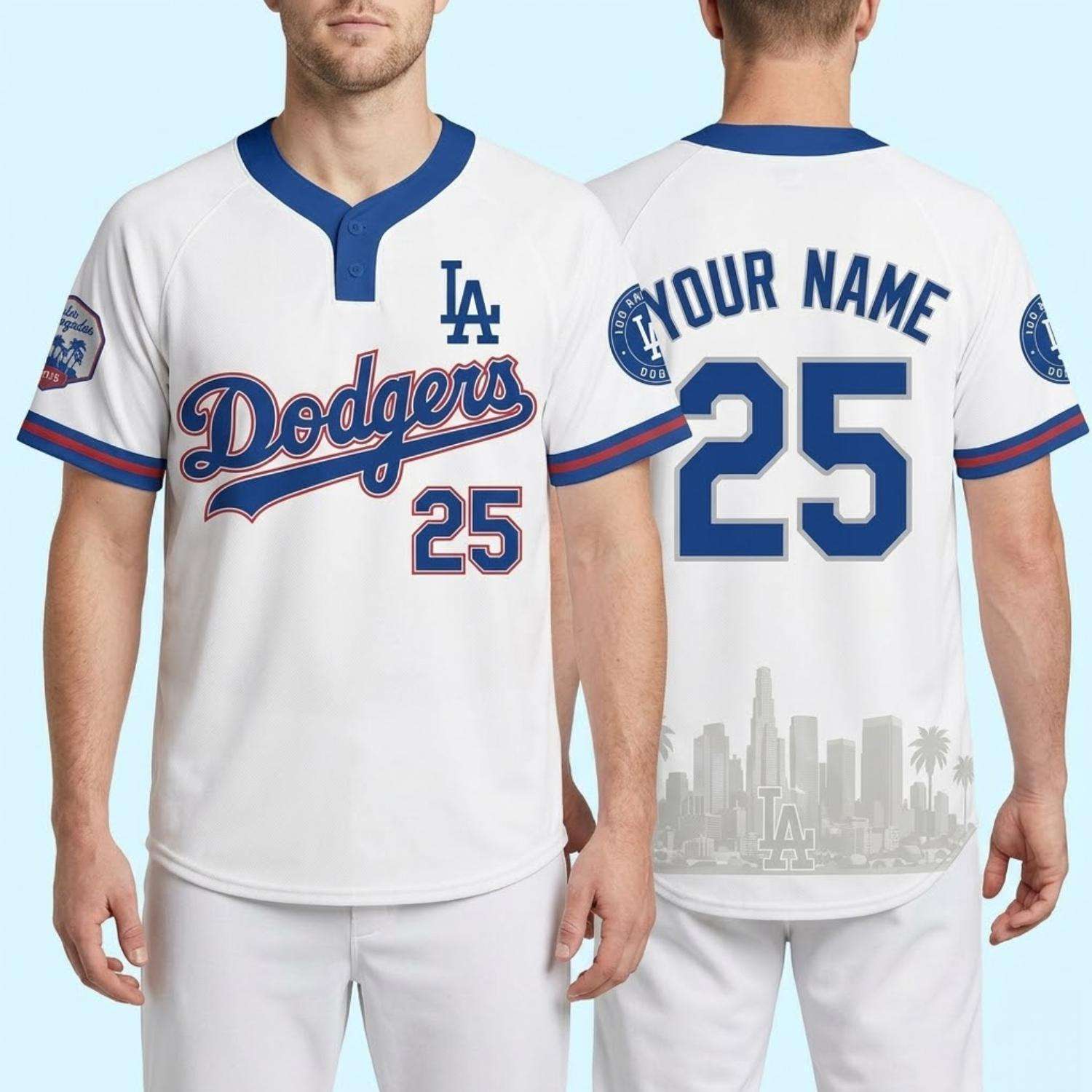 Dodgers Personalized Baseball Jersey 2 Dodgers Personalized Baseball Jersey 2