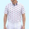 Hunter Goodman America Flag Polo Shirt 1