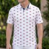 Hunter Goodman America Flag Polo Shirt 2