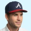 Mike Yastrzemski Braves Hat 4 Mike Yastrzemski Braves Hat 2