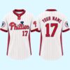 Philadelphia Phillies Personalized Baseball Jersey 4 Philadelphia Phillies Personalized Baseball Jersey 1