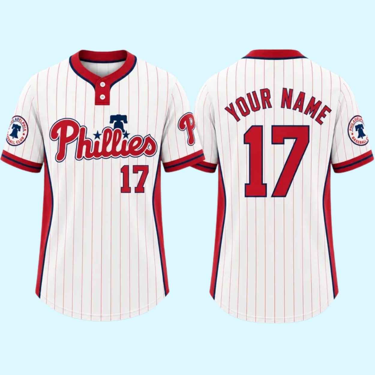Philadelphia Phillies Personalized Baseball Jersey 1 Philadelphia Phillies Personalized Baseball Jersey 1