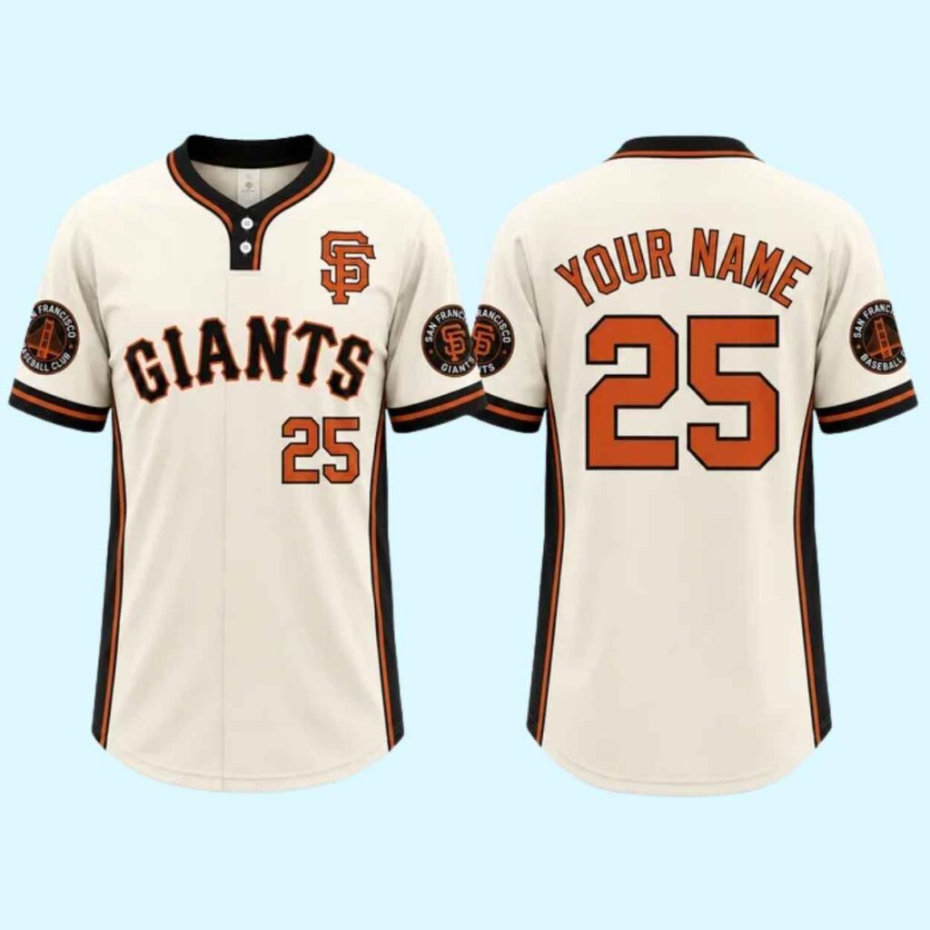 San Francisco Giants Personalized Baseball Jersey 2