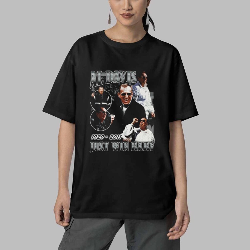 Tj Leota Al Davis 1929 2011 Just Win Baby Shirt 5 Tj Leota Al Davis 1929 2011 Just Win Baby Shirt 5