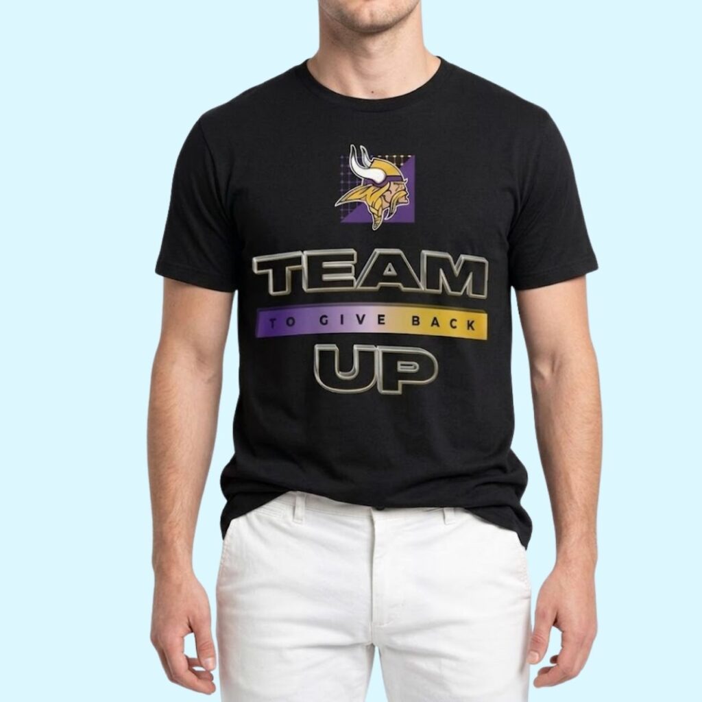 Vikings Team Up To Give Back Shirt 2