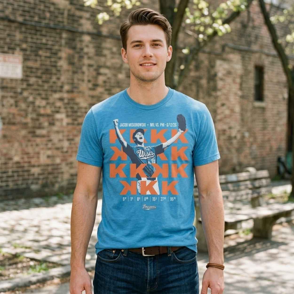 2026 Brewers Jacob Misiorowski T-Shirt Giveaway 3 2026 Brewers Jacob Misiorowski T Shirt Giveaway 3
