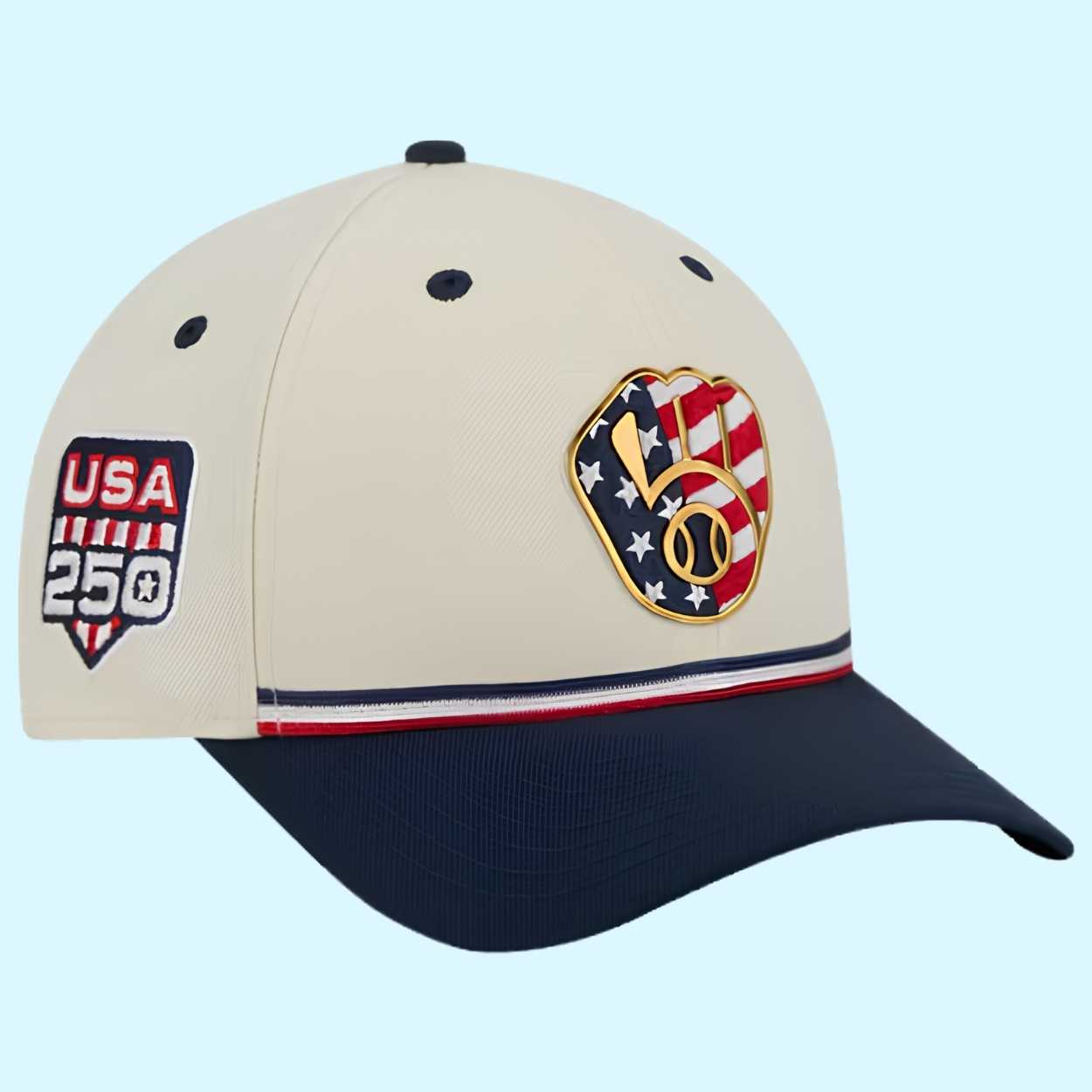 2026 Brewers July 4 USA 250 Hat 1 2026 Brewers July 4 USA 250 Hat 1