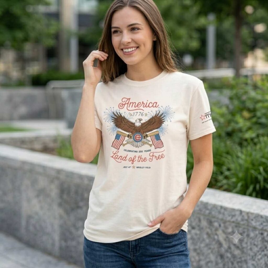 2026 Cubs Fourth of July T shirt Giveaway 3