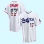 2026 Dodgers American Flag 4th Of July Jersey