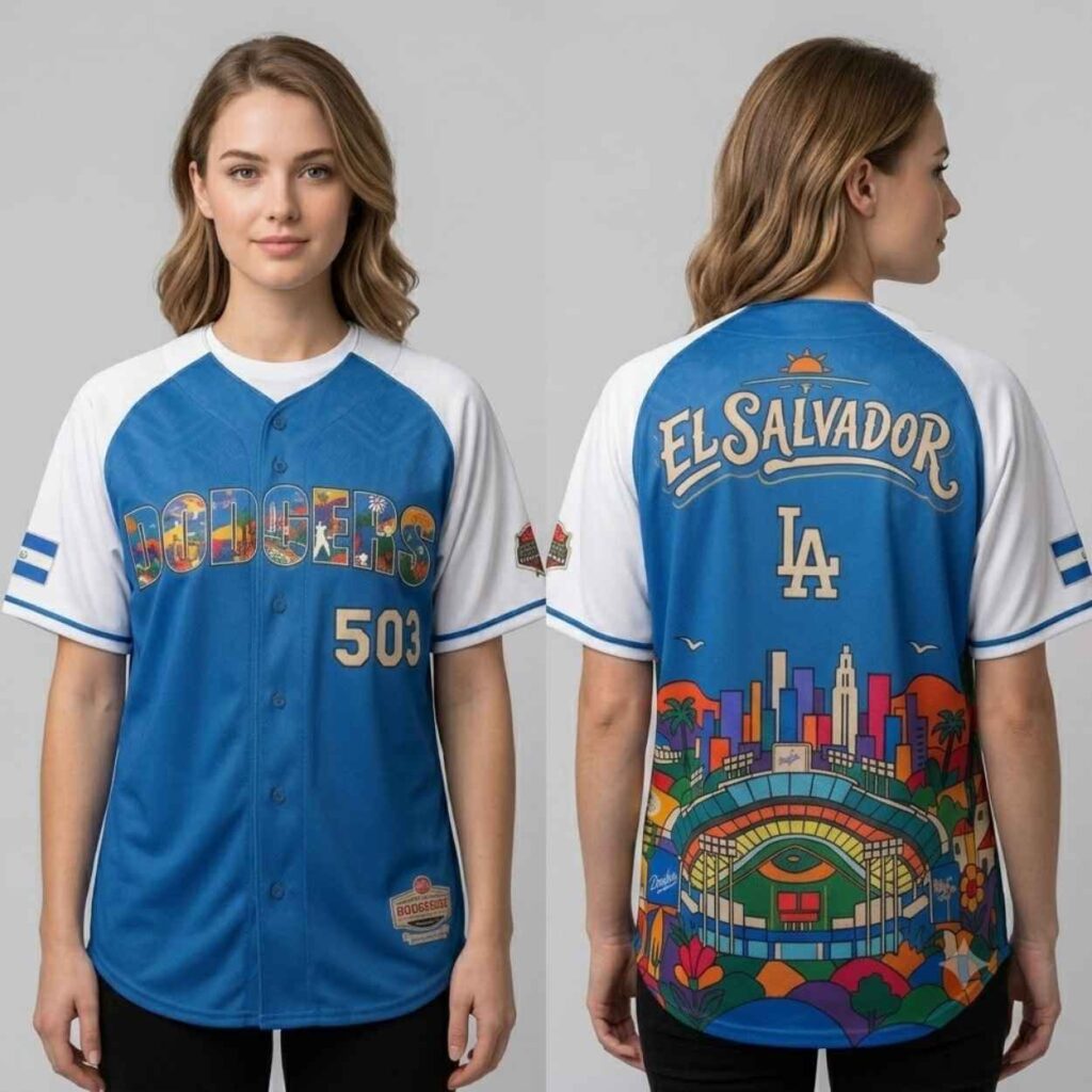 2026 Dodgers Salvadoran Heritage Night Jersey Giveaway 2