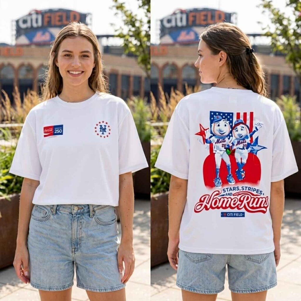 2026 Mets AMERICA250 MR AND MRS MET T SHIRT Giveaway 2 2026 Mets AMERICA250 MR AND MRS MET T SHIRT Giveaway 2