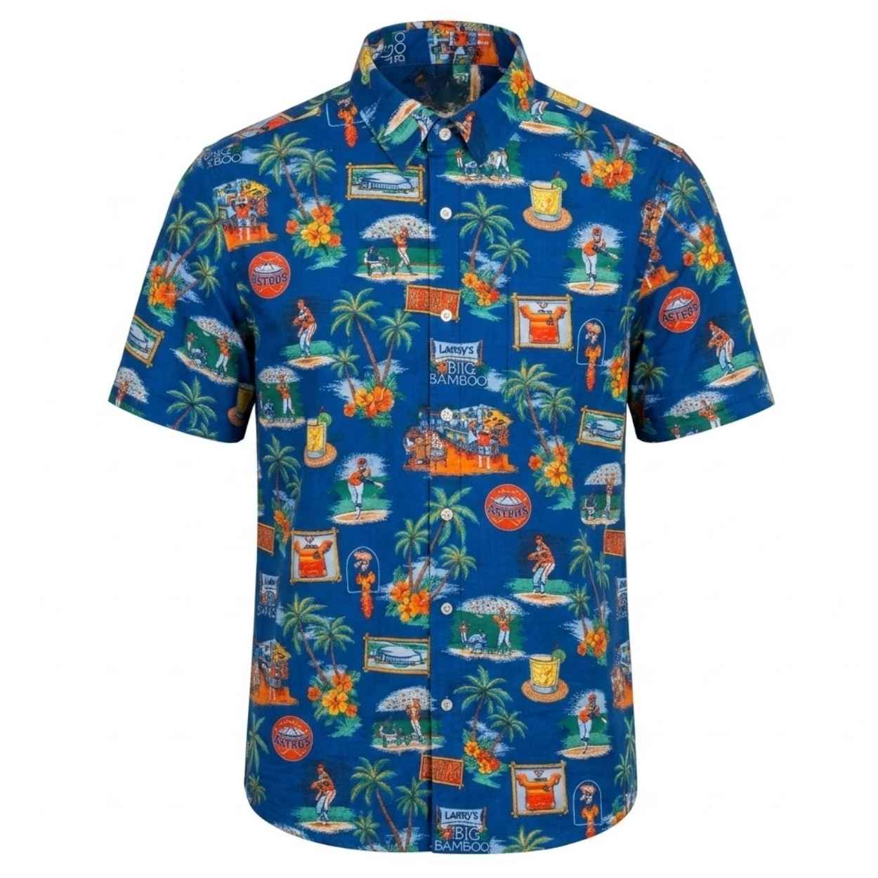 Astros Larry Dierker Larry's Big Bamboo Tropical Shirt 1 Astros Larry Dierker Larrys Big Bamboo Tropical Shirt 1