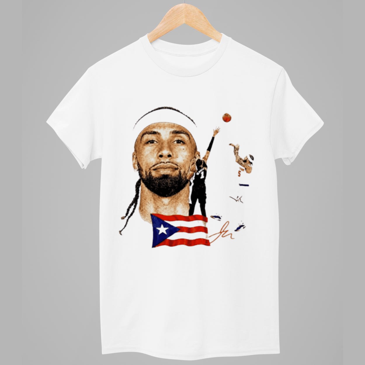 Jose Alvarado Signature Flag Finals 2026 Shirt 1 Jose Alvarado Signature Flag Finals 2026 Shirt 1