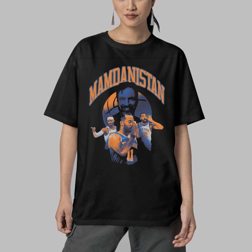 Knicks Mamdanistan Graphic Shirt 2