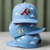 Michael Harris II Braves 23 Clouds Hat 4