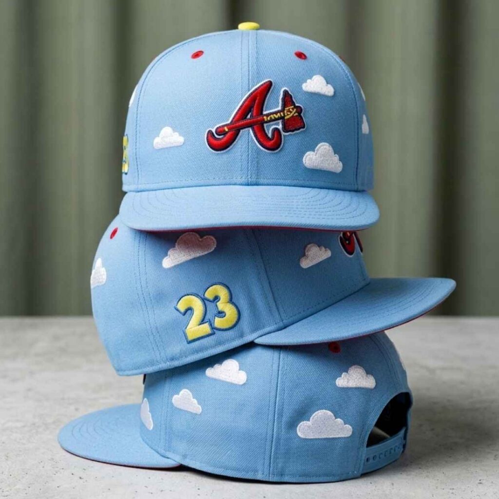 Michael Harris II Braves 23 Clouds Hat 4