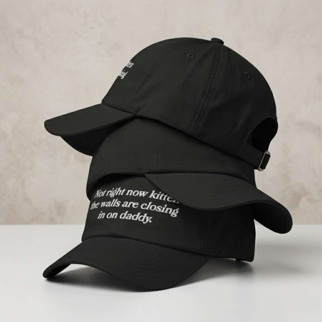 Not Right Now Kitten The Walls Are Closing In On Daddy Hat 2