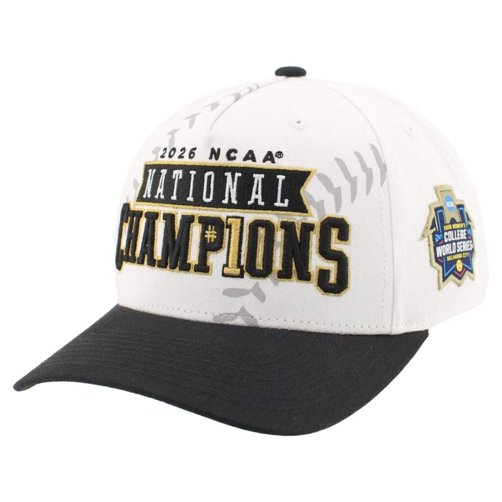 Oklahoma 2026 World Series Champions Locker Room Adjustable Hat 3