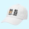 SA 81 NY 52 3rd Quarter Scoreboard Dad Hat 9 SA 81 NY 52 3rd Quarter Scoreboard Dad Hat 1
