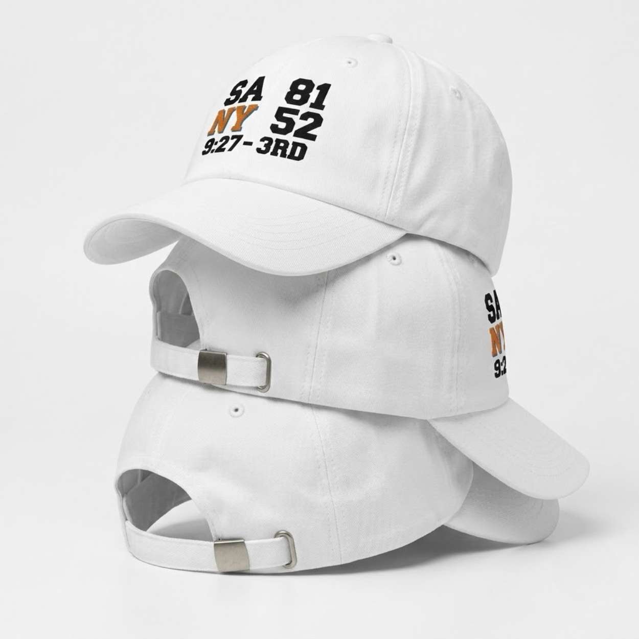SA 81 NY 52 3rd Quarter Scoreboard Dad Hat 2 SA 81 NY 52 3rd Quarter Scoreboard Dad Hat 2