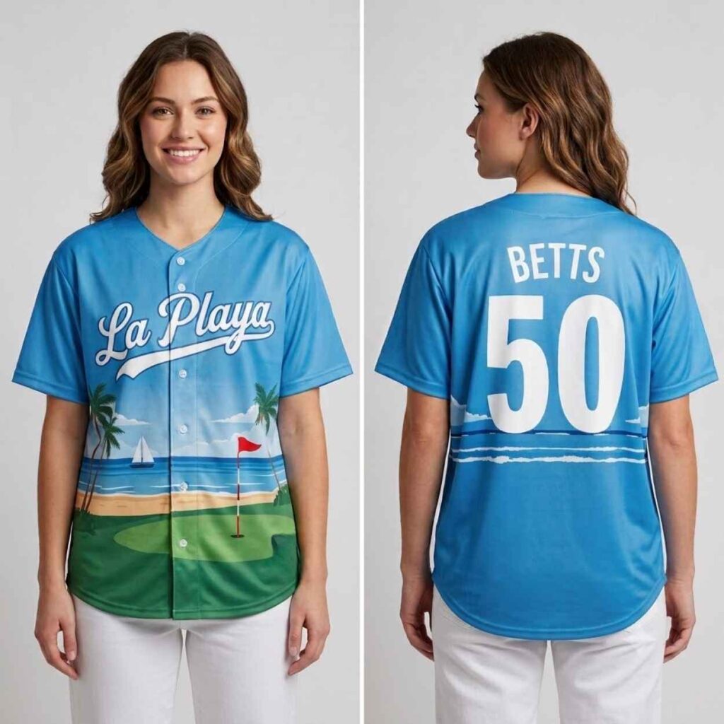 2026 Mookie Betts La Playa Beach Connect Jersey 2