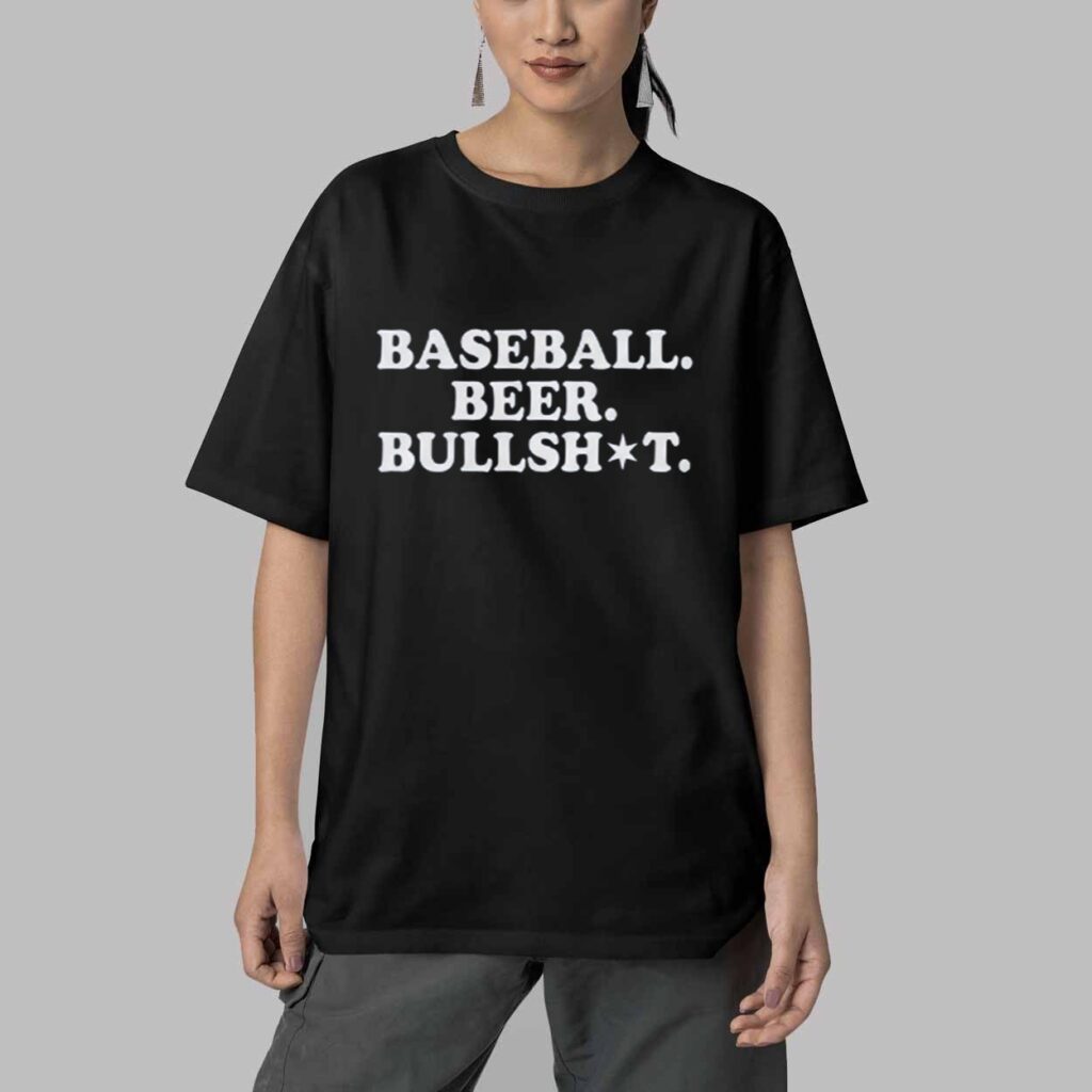 Baseball Beer BullShit Shirt 5