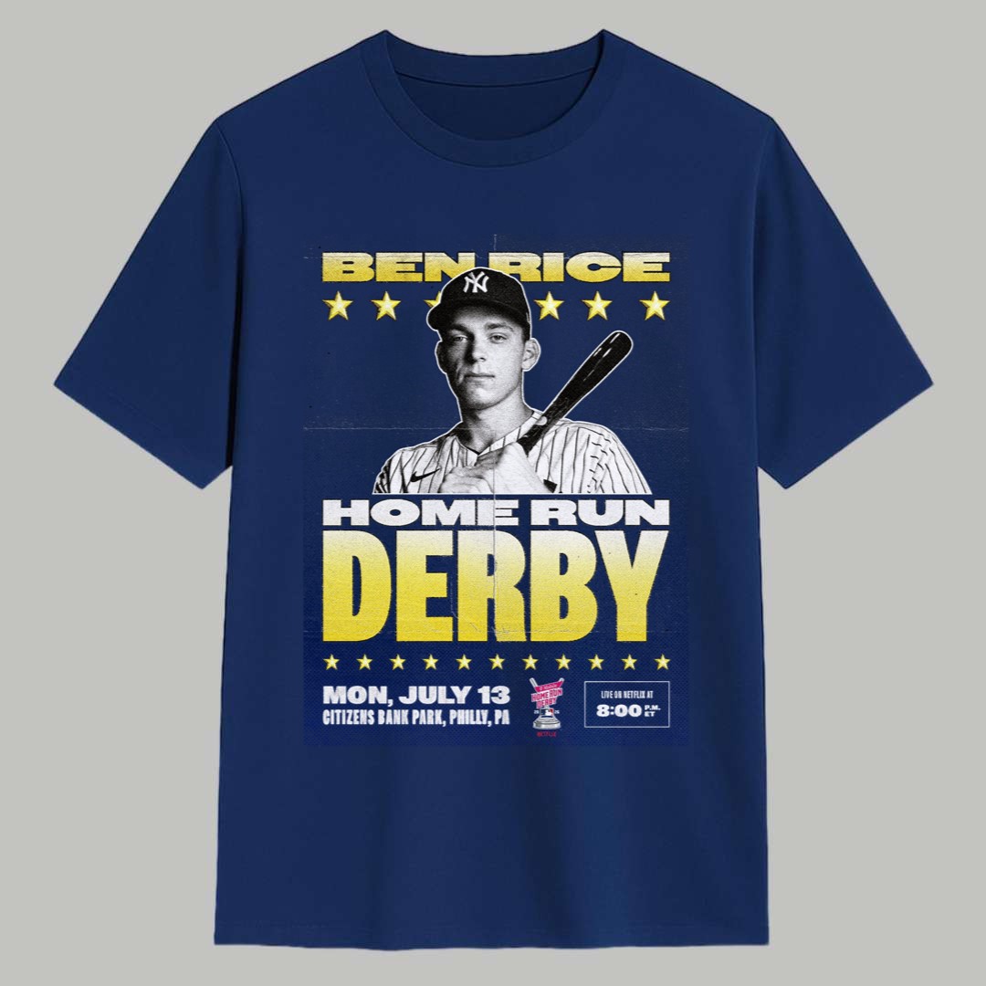 Ben Rice 2026 Home Run Derby Shirt 1 Ben Rice 2026 Home Run Derby Shirt 1