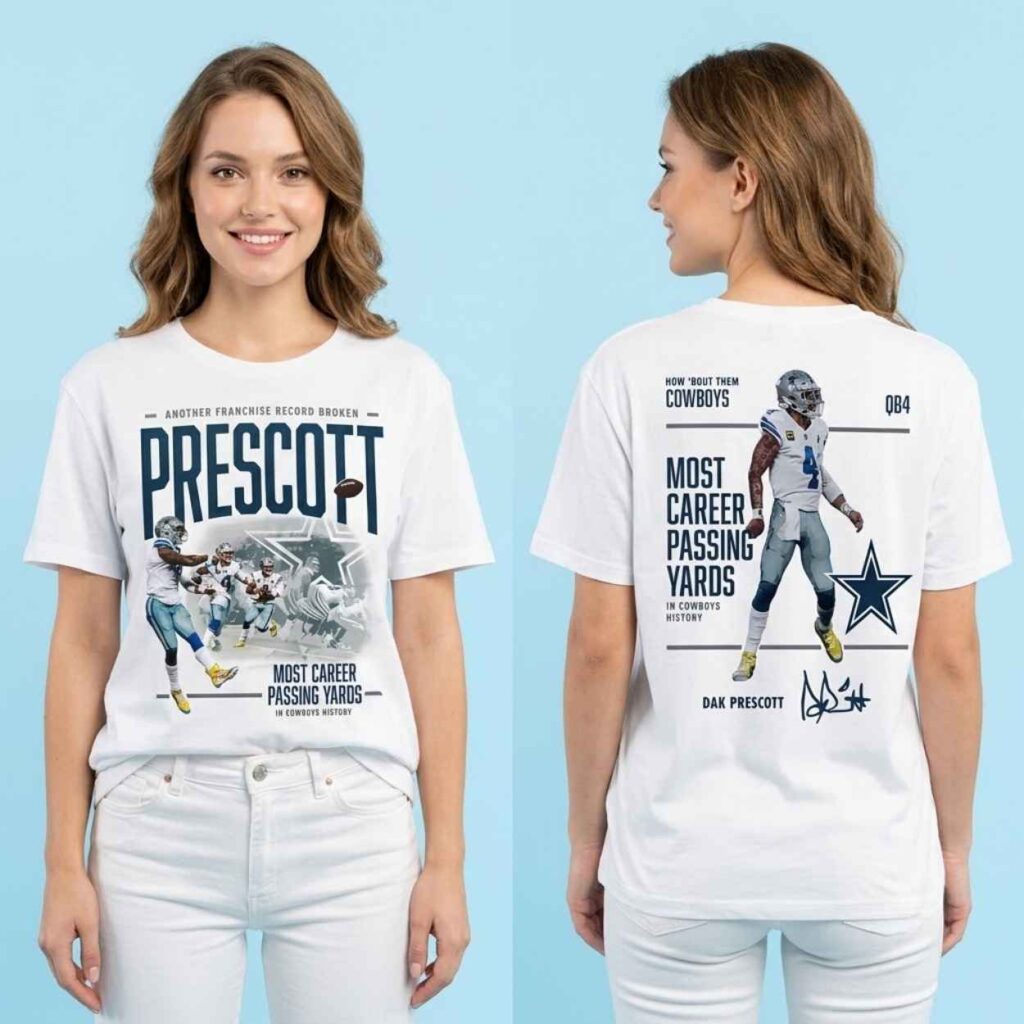 Cowboys Dak Prescott QB4 Shirt 2