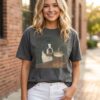 Dylan Crews Boston Terrier Drinking Beer T shirt 3