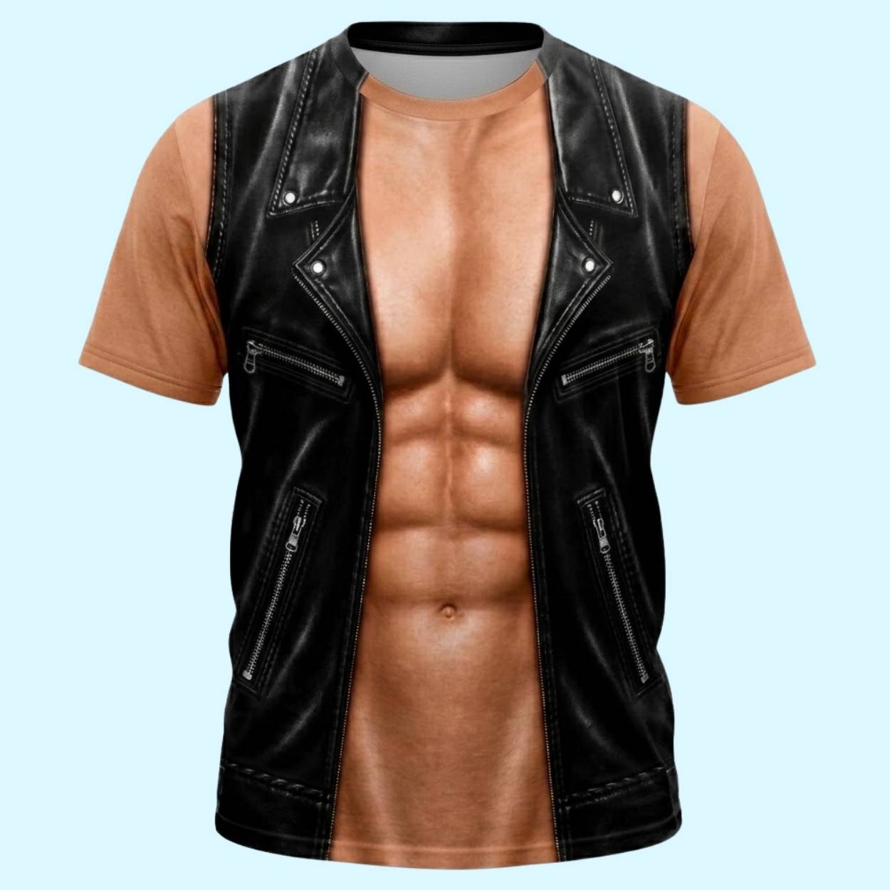 Funny 3D Muscle Chest Vest Beach Please Shirt 1 Funny 3D Muscle Chest Vest Beach Please Shirt 1
