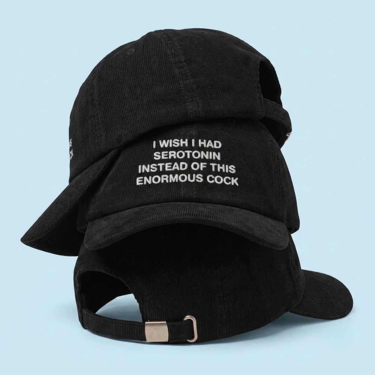 I Wish I Had Serotonin Instead of This Enormous Cock Hat 3 I Wish I Had Serotonin Instead of This Enormous Cock Hat 2