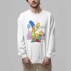 Jayden Daniels Simpsons Say Cheese Shirt 7 Jayden Daniels Simpsons Say Cheese Shirt 3