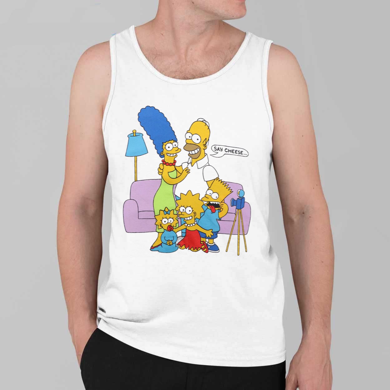 Jayden Daniels Simpsons Say Cheese Shirt 4 Jayden Daniels Simpsons Say Cheese Shirt 4