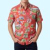Los Angeles Angels City Connect Scenic Tri Blend Button Down Shirt 3