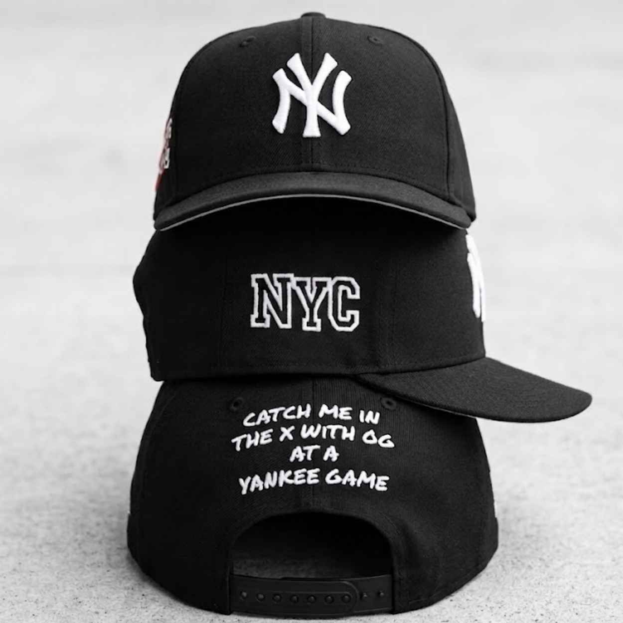 NYC Catch Me In The X With OG At A Yankees Game Hat 1 NYC Catch Me In The X With OG At A Yankees Game Hat 1