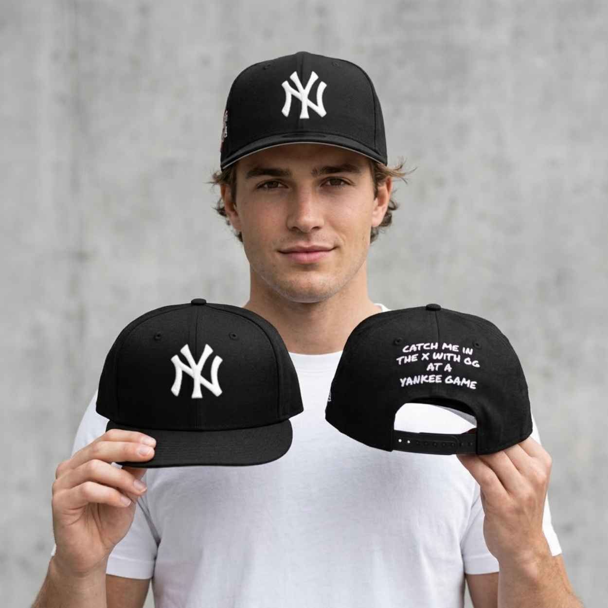 NYC Catch Me In The X With OG At A Yankees Game Hat 2 NYC Catch Me In The X With OG At A Yankees Game Hat 2