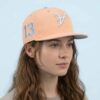 Ronald Acua Jr Braves Peach Hat 3