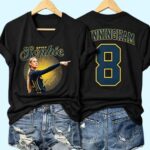 Spicy Sophie Basketball Point God Printed V-Neck Shirt