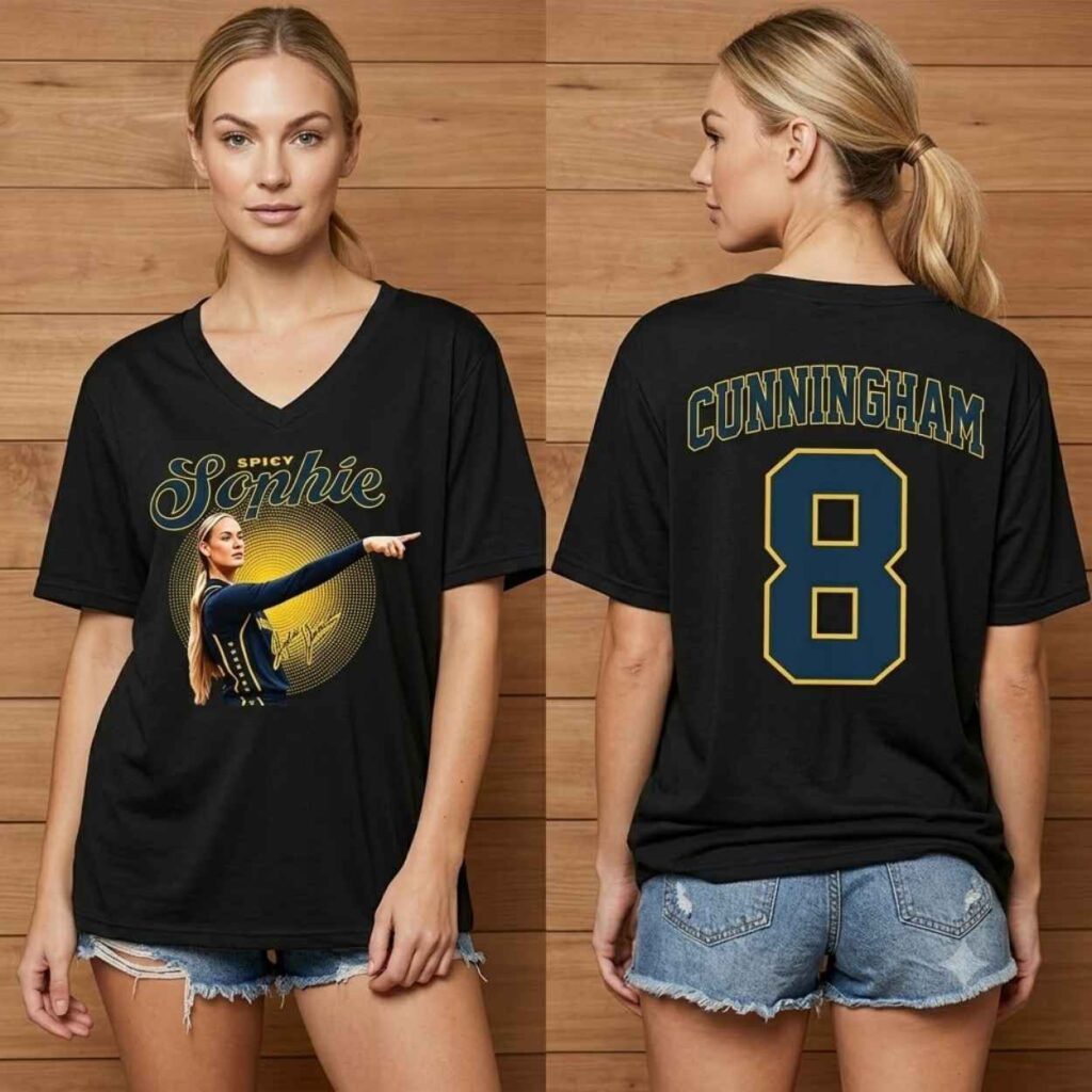 Spicy Sophie Basketball Point God Printed V Neck Shirt 2 Spicy Sophie Basketball Point God Printed V Neck Shirt 2