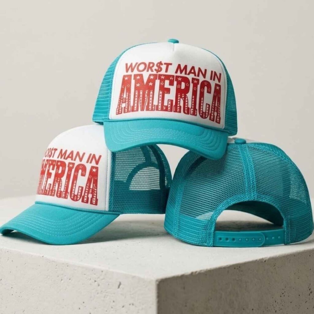 Worst Man In America Is Coming Hat 4