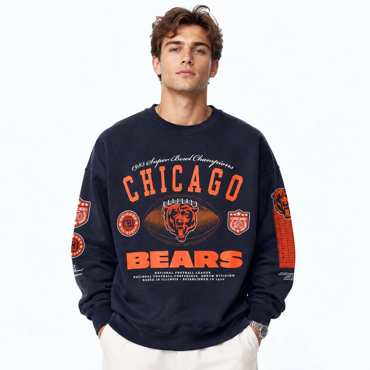 1985 Super Bowl Champions Bears Sweatshirt 3 1985 Super Bowl Champions Bears Sweatshirt 4
