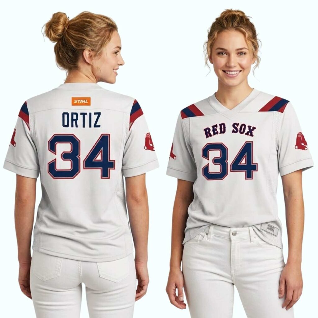 2026 Red Sox David Ortiz Football Jersey Giveaway 2