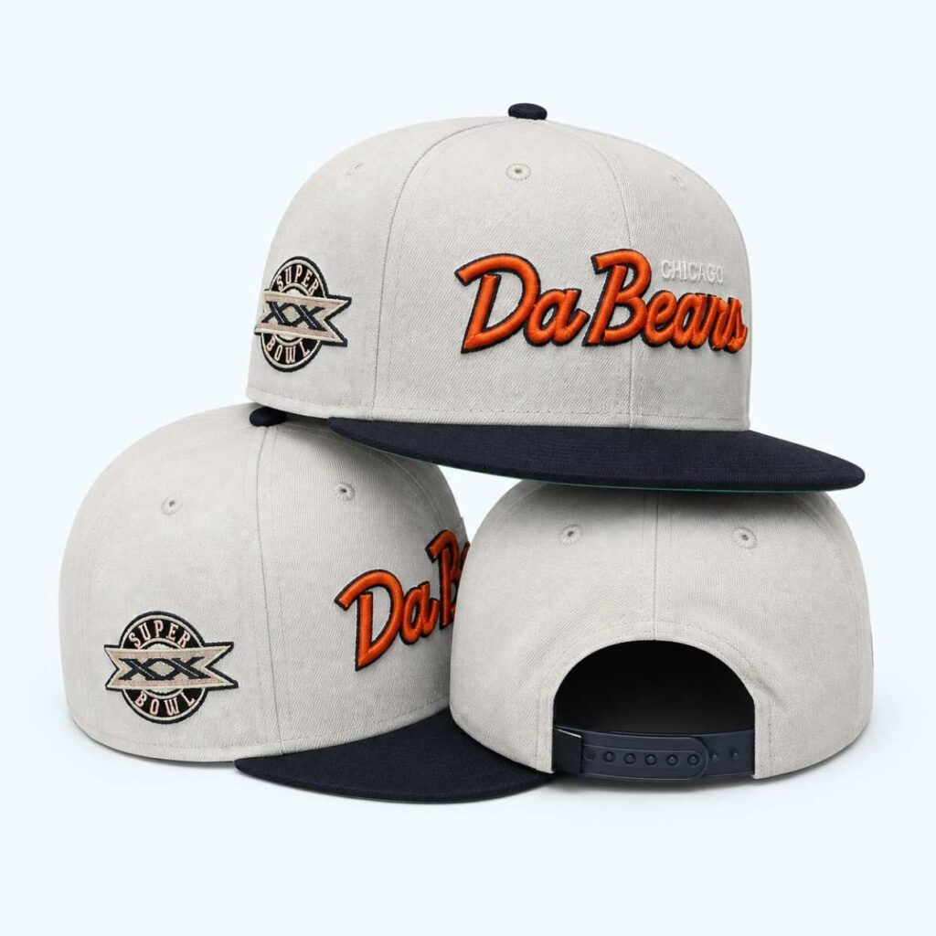 Chicago Da Bears Super Bowl XX Snapback Hat 2
