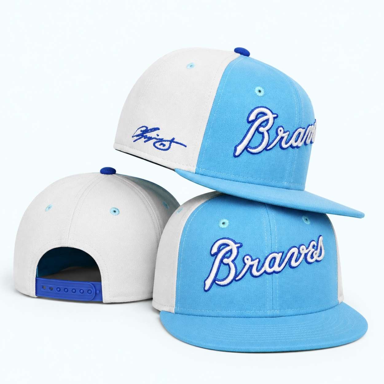 Chipper Jones Vice Blue Braves Hat 2 Chipper Jones Vice Blue Braves Hat 2